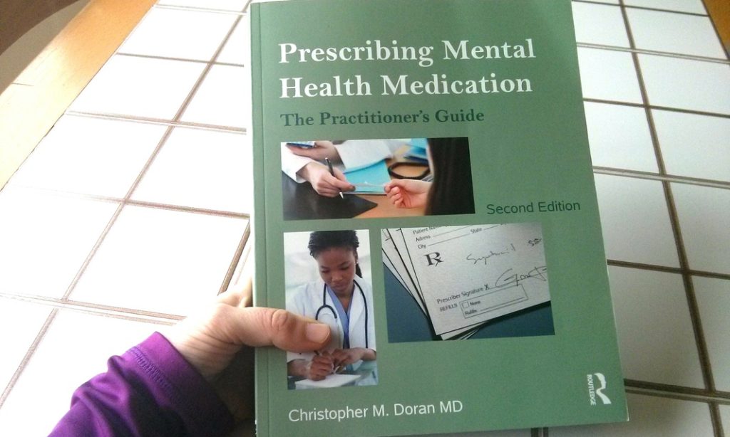 Photo of the book "Prescribing Mental Health Medication"