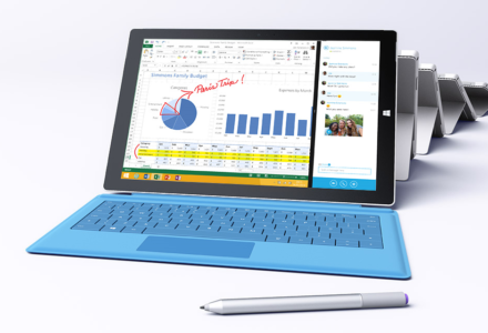Photo of the surface pro 3 with stylus pen