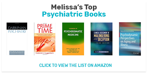 Image of Melissa's top psychiatric books