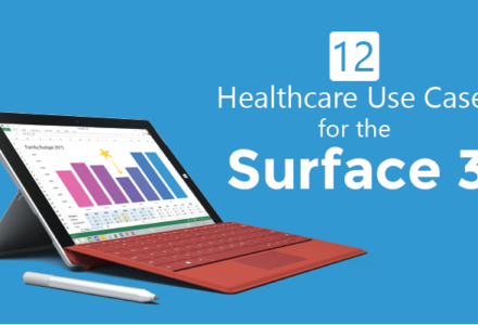 Photo of the Microsoft Surface 3 tablet