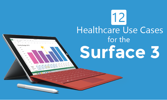 Photo of the Microsoft Surface 3 tablet