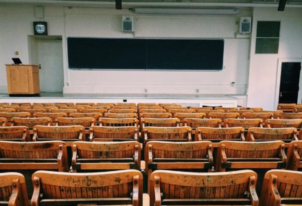 Photo of an empty classroom