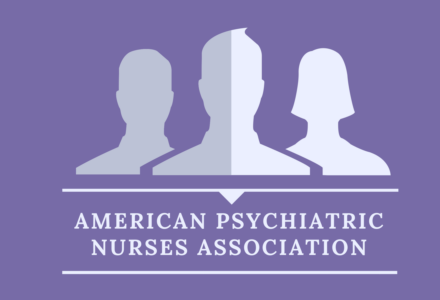 Photo of a logo for the american psychiatric nurses association